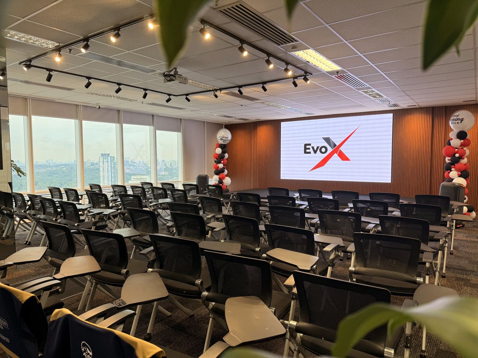 Training room at the EVO-X corporate office