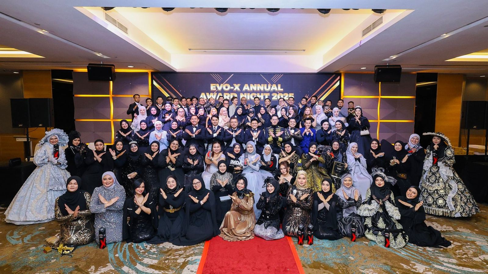 The EVO-X team at the EVO-X Annual Award Night 2025